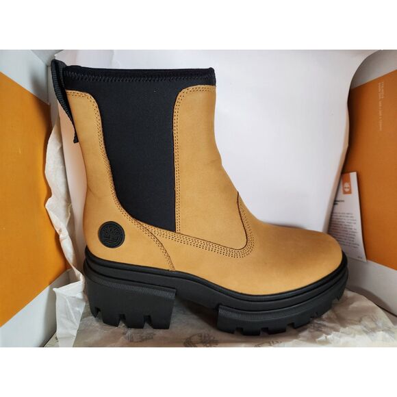 Timberland Everleigh Chelsea Boots | Women's size 8.5 | Wheat Nubuck - Picture 7 of 16